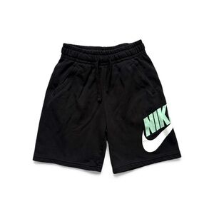 Nike Black and Mint Green Logo boys Shorts
